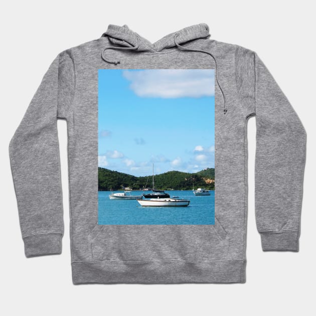 Caribbean - Peaceful Sea St. Thomas Hoodie by SusanSavad